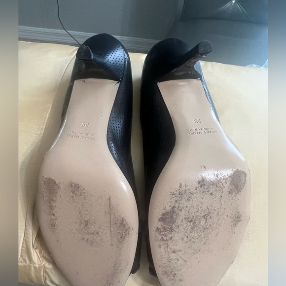 Roberto Botticelli Black and Purple Heels - Picture 2 of 2